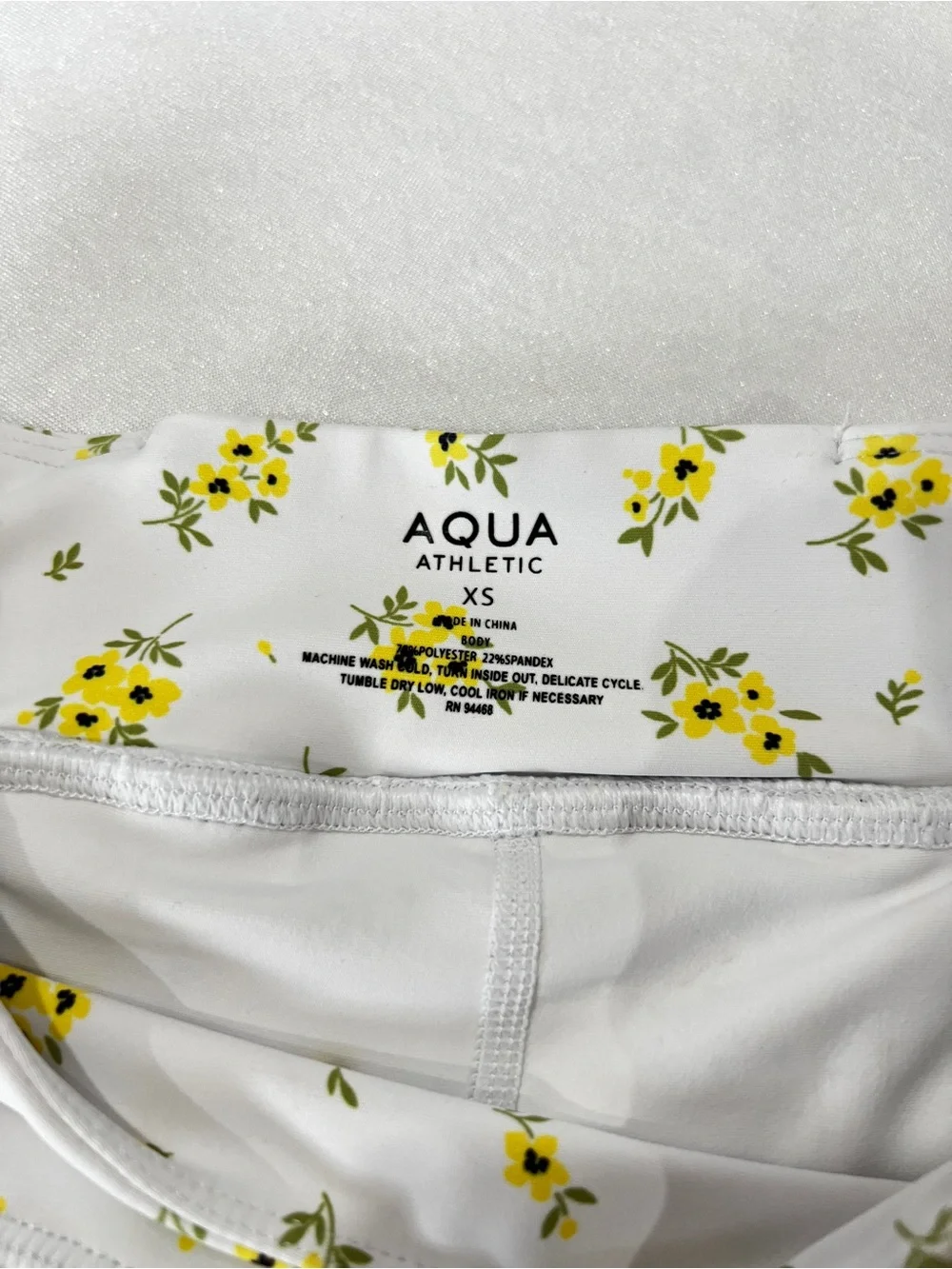 Aqua Athletic Skirt Skort Size XS Pleated Skater Floral Built-in Shorts